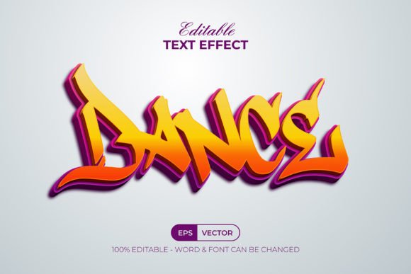 3D Dance Text Effect Style: A Creative Tool for Dynamic Design