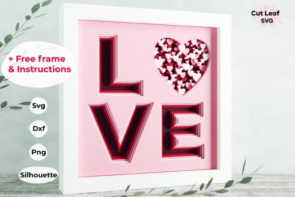 3D Love Shadow Box, Valentine, Heart: A Creative and Commercial Trend in Modern Craftsmanship