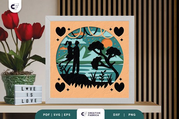 Beautiful 3D Paper Cut for Couples: A Creative Way to Express Love