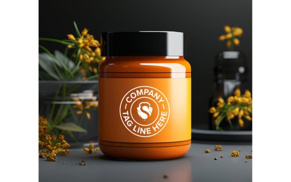 Cosmetic Branding Scene Mockup Design