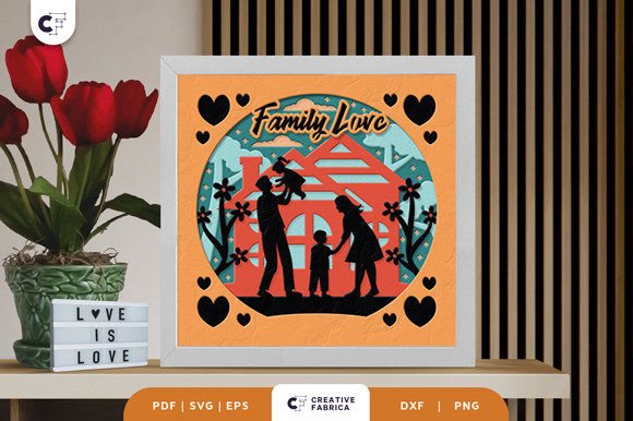 Family Love 3D Shadow Box Paper Cut: A Strategic Craft for Creative Expression