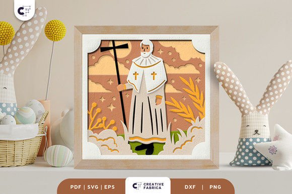 Priest 3D Shadow Box Paper Cut: A Unique Craft Project for Enthusiasts