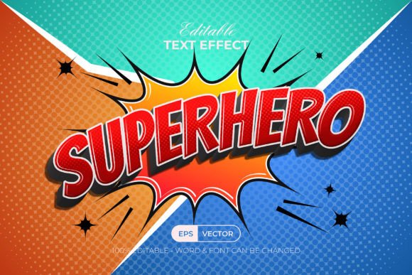 Superhero 3D Text Effect Comic Style: A Creative Tool for Designers