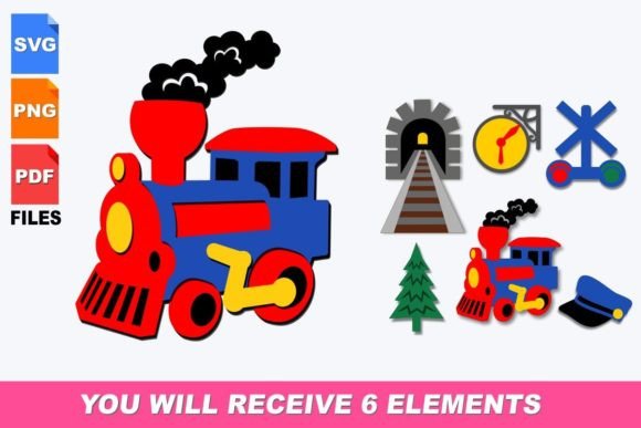 Train 3D Svg Bundle: A Versatile Resource for Creative Projects
