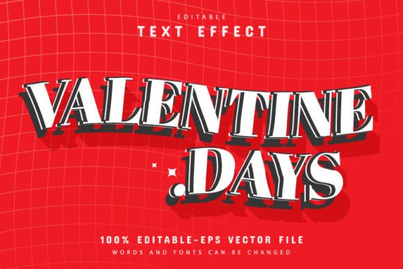 Valentine Day Modern 3D Text Effect: A Versatile Design for Every Creative