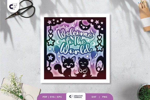 Welcome to the World 3D Shadow Box: A Creative and Meaningful Craft Project